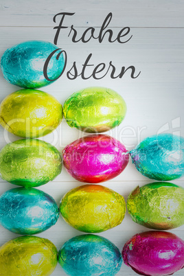 Composite image of frohe ostern Composite image of frohe ostern