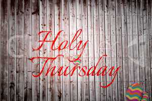 Composite image of holy thursday