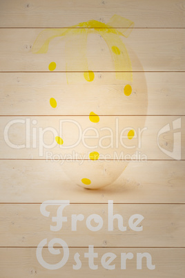 Composite image of frohe ostern