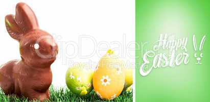 Composite image of happy easter