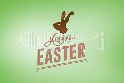 Composite image of happy easter