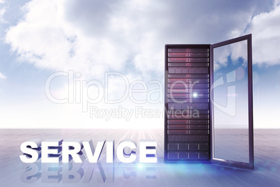 Composite image of service