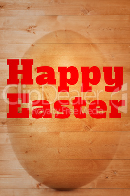 Composite image of happy easter