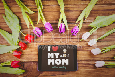 Composite image of mothers day greeting