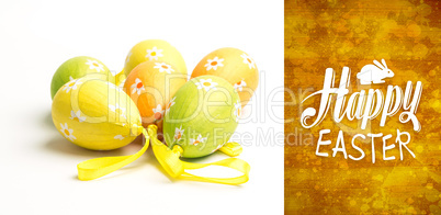 Composite image of happy easter graphic