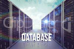 Composite image of database