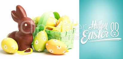 Composite image of happy easter