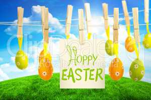 Composite image of happy easter graphic