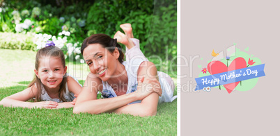 Composite image of mothers day greeting