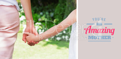 Composite image of mothers day greeting