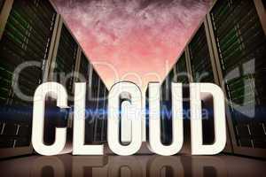Composite image of cloud