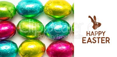 Composite image of happy easter graphic