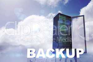 Composite image of backup