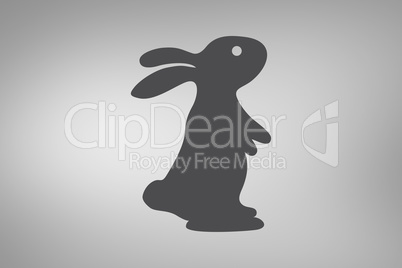 Composite image of easter bunny
