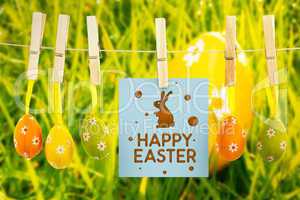 Composite image of happy easter graphic