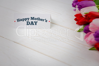 Composite image of mothers day greeting