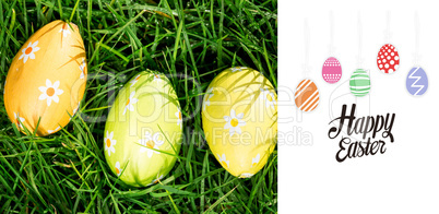 Composite image of happy easter graphic