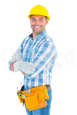 Portrait of confident manual worker