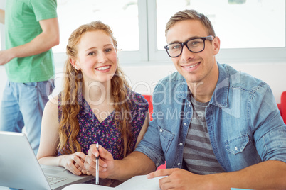 Fashion students working as a team