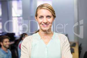 Portrait of confident female teacher