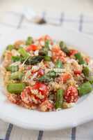 Couscous Salat mit Spargel