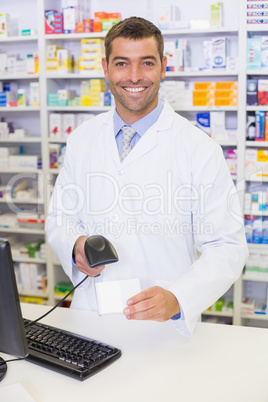 Pharmacist looking at camera