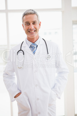 Doctor smiling at camera