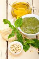 Italian basil pesto sauce ingredients