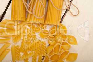 bunch of Italian pasta type