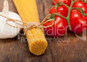 Italian basic pasta ingredients