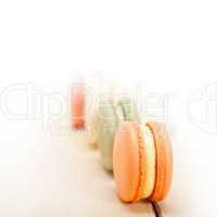 colorful french macaroons