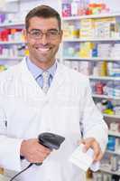 Pharmacist looking at camera