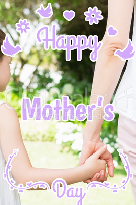 Composite image of mothers day greeting