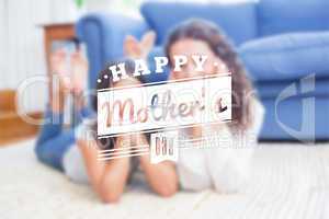 Composite image of mothers day greeting