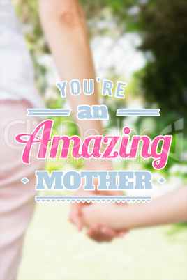 Composite image of mothers day greeting