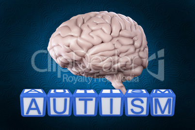 Composite image of autism building blocks