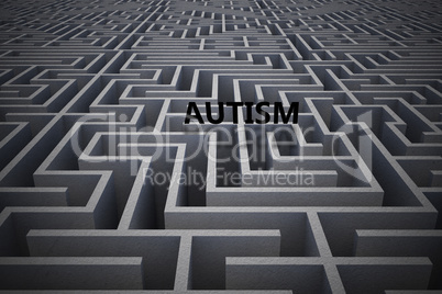 Composite image of autism