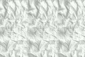Crumpled white page