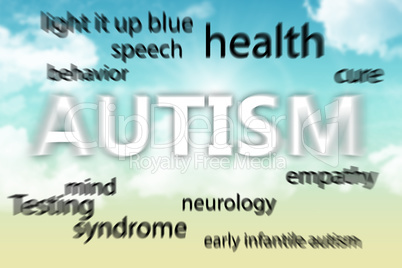 Composite image of autism