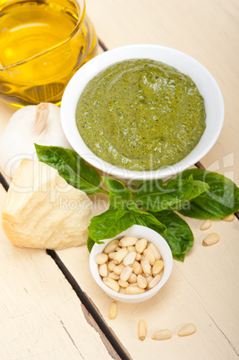 Italian basil pesto sauce ingredients