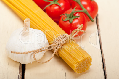 Italian basic pasta ingredients