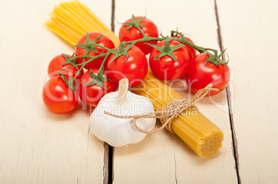 Italian basic pasta ingredients