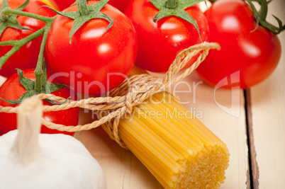 Italian basic pasta ingredients