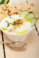 Arab middle east goat yogurt and cucumber salad