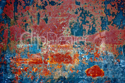 Colored grunge iron background