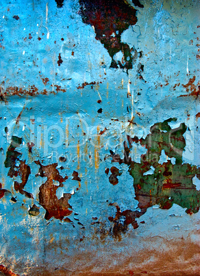 Colored grunge iron background