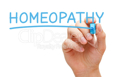 Homeopathy Blue Marker