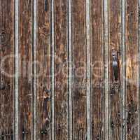 old vintage wooden door close-up