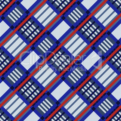 Diagonal seamless pattern as a tartan plaid