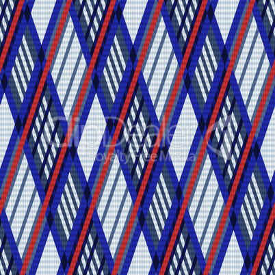 Rhombus seamless pattern as a tartan plaid